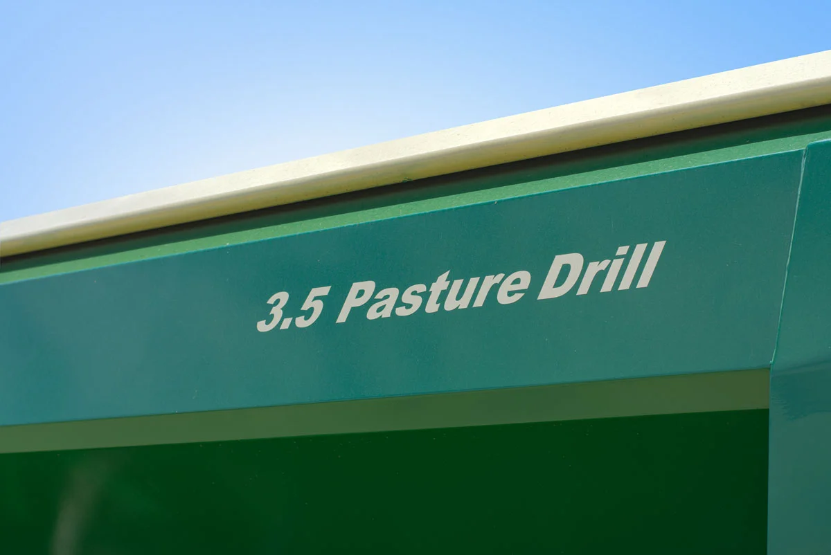 3.5m Pasture Drill Name Plate