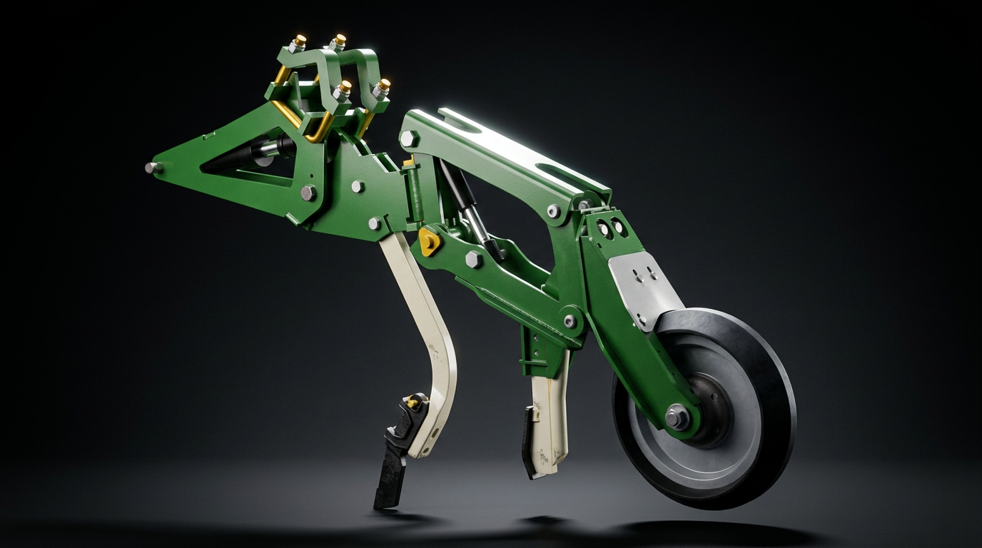 Precision Tyne Opener assembly viewed from the rear quarter